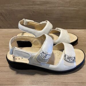 Mobils Mephisto GETHA Leather Sandal Portugal EU 38 US 8 Air Relax EUC Comfort